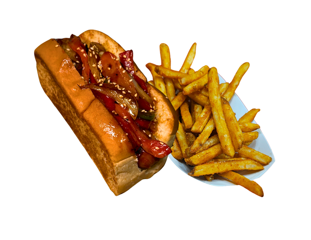 Teriyaki Dog Meal.